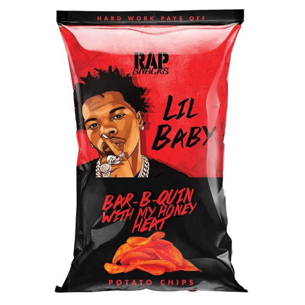 Rap Snacks Lil Baby BBQ Honey Heat Chips Exotic Pop Distribution, LLC