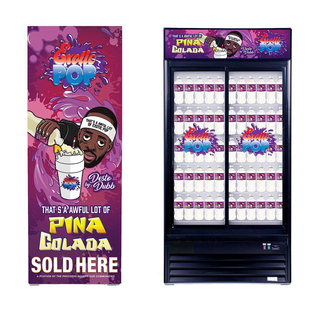 Desto Dubb Double Floor Cooler Exotic Pop Distribution LLC Desto Dubb Double Floor Cooler Exotic Pop Distribution LLC